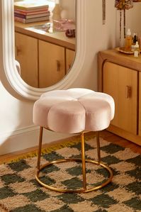 Ciara Flower Vanity Stool | Urban Outfitters