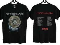 Vintage 80S 1988 Whitesnake Rock Concert Tour T Shirt Size S-5Xl