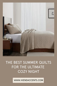 Experience the ultimate cozy night with our selection of the best summer quilts. Perfectly balanced for warmth and breathability, these quilts provide unparalleled comfort for a restful sleep. Transform your nights with our stylish and cozy quilt collection. #SummerQuilts #BedroomRefresh #HomeDecor