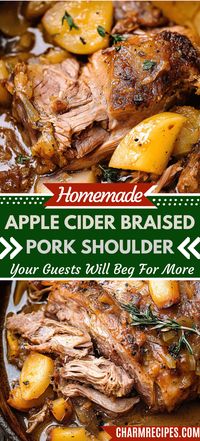 APPLE CIDER BRAISED PORK SHOULDER