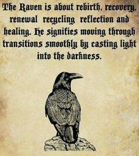 Raven Blessings )O( - Pinned by The Mystic's Emporium on Etsy More