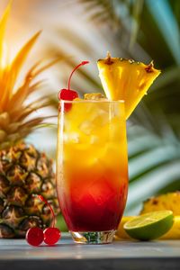 Tropical Barbados Punch Recipe: Refreshing and Delicious Drinks #cocktails #cocktailrecipes