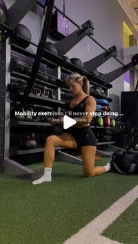 Deanna O’Donnell | Online Fitness Coach + CPT 🩵 on Instagram: "Mobility exercises I’ll never stop doing (leg day edition) // @gymshark code DEANNA

Deets:
-kang squats
-leg swings
-seated leg lifts
-squat rocks
-deep squat hip openers
-weighted lunge rocks 
-dynamic frog stretch 

@gymshark Everyday Seamless // code DEANNA ✨

1:1 training, 🔗 in bio to join my team 🫶🏼

•••

#mobility #hipmobility #mobilityexercises #mobilitytraining #dynamicstretching #warmups #squatdepth #gymmotivation #gymgirls #gymreels #gympost #gymshark #gymsharkwomen #explore"