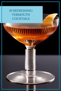 Create delightful vermouth cocktails including Martini, Dirty Martini, Boomerang, and more in just minutes. Discover the perfect balance of flavors with sherry and vermouth in the Adonis cocktail.