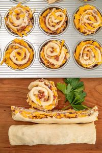 Crack Cruffins Recipe - Cheddar, Bacon & Ranch Cruffins - buttery flaky pastries that are perfect for game day, snack, lunch, and dinner. Effortless to make and they taste AMAZING! Crescent roll dough topped with ranch dressing, cheddar cheese, and bacon and baked in a muffin tin. Serve with a bowl of extra ranch for dipping and prepare to be wowed!