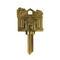 1 Piece  Brass House Key - Key Shapes™ Key Blank  Kwikset KW1/11 Keyway