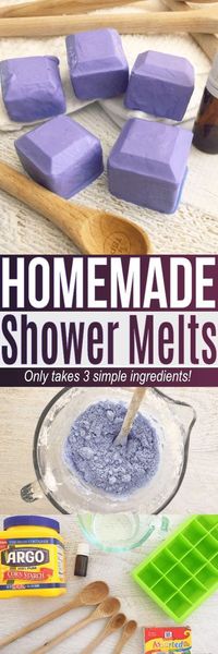 This shower melts recipe is an easy DIY using simple ingredients at home. If you are curious how to use essential oils in the shower this shower melts DIY is a great recipe to try!