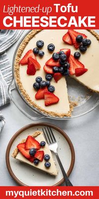 Vegan Tofu Cheesecake