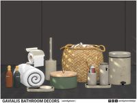 The Sims Resource - Gavialis Bathroom Decorations