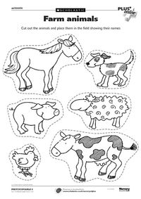 Farm Animal Printables | Farm Animal Cut Outs