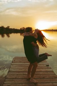 Couple Photo Outfits Ideas | Couple Poses | Couple Photoshoot Pose Inspo | Inspiration | Katherine Pelton Photography | Nebraska Photographer | Midwest Photographer | Summer Couple Photoshoot | Summer Love | Film Photography | Documentary Style | Lake Couple Photos | Golden Hour |