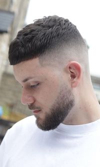 This variation looks similar to the undercut, but the sides are slightly higher. You will also notice a more pronounced fade. Of course, you will need the world’s best clippers for fades to achieve this look. Check more men`s hairstyle ideas.