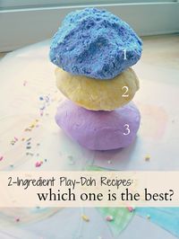 Curious which Pinterest play-doh recipe works the best? The answer might surprise you!