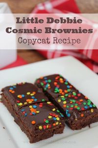 Little Debbie Cosmic Brownies Copycat Recipe