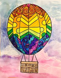 4th Grade Hot Air Balloons! – tinyartroom