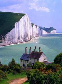 Seven Sisters East Sussex, England, United Kingdom. www.britishvacationrentals.com #travel #tourism #greatbritain #vacation #britain #discoverbvr #visitbritain