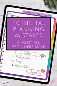 10 Digital Planning Mistakes Almost All Beginners Make — PLAN A HEALTHY LIFE