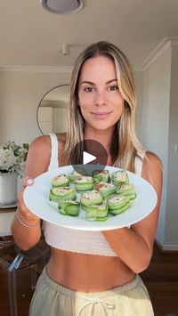 33M views · 184K reactions | DAY 5: TUNACADO STYLE CUCUMBER ROLL💥 Day 5 of 30 high protein, low calorie recipes. Full recipe on my website, see the link in my bio. | Recipes by Victoria  | Giulio Cercato · Go Round