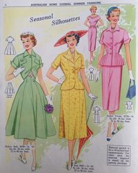 Australian Home Journal - 50's fashion