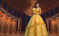 Princess Belle Dress by LolleSims (Sims 4)