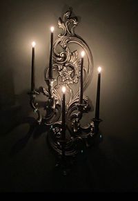 Gothic Victorian Wall Candlestick Vintage Wall Sconce Black - Etsy