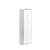 Valleywood Cabinetry Pure White 24-in W x 90-in H x 24-in D Pure White Birch Door Pantry Ready To Assemble Plywood Cabinet (Flat Panel Shaker Door Style) in the Kitchen Cabinets department at Lowes.com