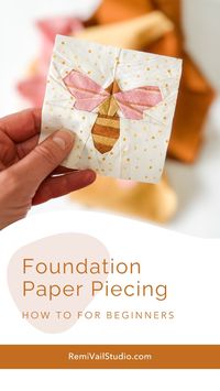 Dive into the world of foundation paper piecing with Remi Vail Studio's step-by-step video tutorial! Perfect for beginners, this guide will teach you all the basics to start creating stunning FPP quilt blocks. Whether you’re looking to craft detailed designs or just start a new hobby, this quilt tutorial is your gateway to success. 🌟 Click to watch now and embark on your quilting journey!