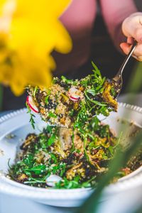 Roasted Broccoli & Preserved Lemon Salad I Georgie Eats