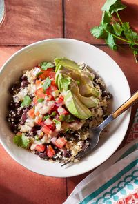 Black Bean-Quinoa Bowl