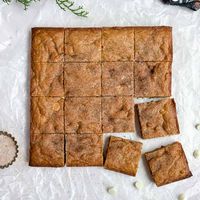 Gingerbread Blondies