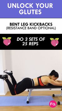 Try this epic butt workout at home. You can add a resistance to challenge your glutes even more.