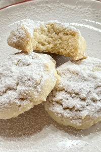 These Sweetened Condensed Milk Snowball Cookies are buttery, soft and lightly sweetened, and all they need is a dusting of powdered sugar to be delicious. They are also a snap to make!