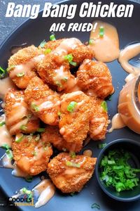 Make the best ever non-fried bang bang chicken. These easy bang bang chicken tastes amazing with bang bang sauce and turns out so juicy and crispy every single time. SUBSCRIBE my blog @foodiesterminal.com and do not miss a single recipe being published on the blog.