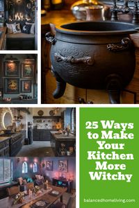 Ready for a magical kitchen makeover? These witchy kitchen ideas will help you create a space filled with earthy tones, mystical decor, and enchanting details. Save this post for your next kitchen transformation!