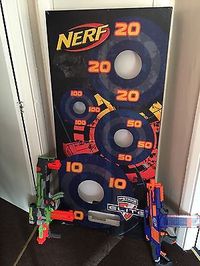 Nerf Gun Target And 2 Guns