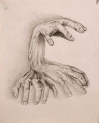 Hands Breadth | Draw 5 small hands, 2 big hands or 1 HUGE hand