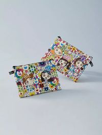 NewJeans x Murakami Kpop Bunnies Zippered Supernatural Cosmetic Bag Pouch - NEW! | eBay