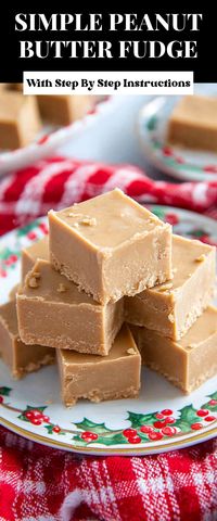 Indulge in this Decadent Peanut Butter Fudge that's super rich and creamy! It's perfect for satisfying your sweet tooth at parties or as a delightful homemade gift for friends and family.