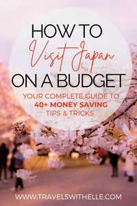 Though Japan may not be considered a cheap Asia destination by any means (compared to Thailand, Vietnam, Taiwan), it’s super easy to see Japan without breaking the bank! In this post, I’ll reveal my list of 40+ Japan travel tips on how to see Japan on a budget.