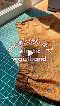 Jessica Shaw on Instagram: "Here’s another one of my favorite ways to sew an elastic waistband using the “casing” method 🙂🪡 

Depending on the project, I alternate between the casing method and sewing the elastic directly onto the garment (my last reel - another method that’s arguably more fun 🤪) 

If you use the casing method, the biggest thing you want to make sure is that you’re leaving enough room on your folds for your elastic to fit inside (plus a little room for seam allowance - and maybe a liiiiittle wiggle room so it’s easy to feed your elastic through) but not TOO much room that your elastic will twist while inside the casing! 

#sew #sewistsofinstagram #sewistofinstagram #sewist #sewinglove #sewingtutorial #sewinghacks #sewsewsew #singerambassador #singersewingmachine #diy #u