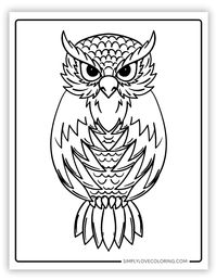 Free owl coloring pages are the perfect activity for homeschooling, classrooms, teachers, kids' activities, and educational activities.