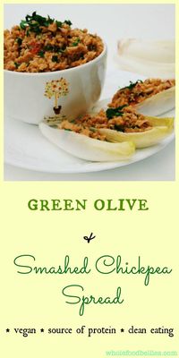 Green Olive and Smashed Chickpea Spread