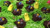 Chocolate Coconut Nests are fun for the entire family to make.