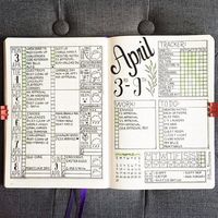 Weekly bujo log