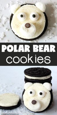 Easy Polar Bear Cookies - Primary Theme Park