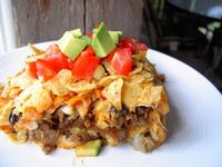 Mexican Casserole... with Fritos on top!