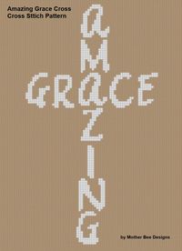 Amazing Grace Cross Cross Stitch Pattern | Etsy