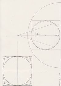 Golden section,Decagon, Gulden Snede constructie en de Decagon, het regelmatige 10 vlak.