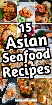 Seafood lovers, rejoice! These 15 Asian-inspired dishes feature bold flavors and fresh ingredients for quick, delicious dinners. From garlic butter shrimp to teriyaki salmon, save this for your next seafood feast!