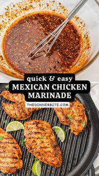 Discover the secret to a restaurant-worthy meal at home with our easy Mexican chicken marinade - The Dinner Bite. Packed with flavors of Mexican cuisine, this quick and easy marinade will transform your ordinary chicken into a deliciously moist and succulent dish. Get ready to impress your family with your new culinary skills.